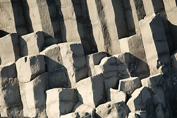 Colonnes de basalte en Islande — Photo