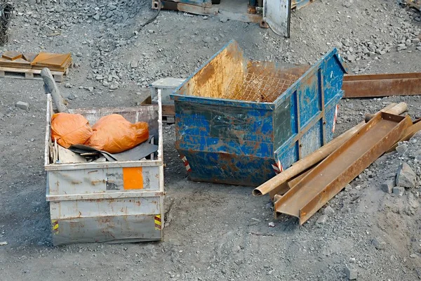 Maskiner för byggarbetsplatser — Stockfoto