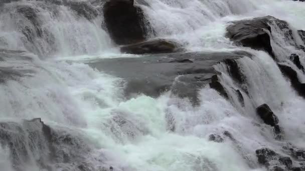 Cascada en Islandia — Vídeos de Stock