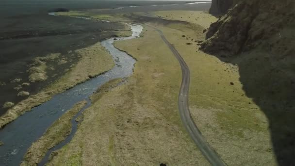 Река Исландии — стоковое видео