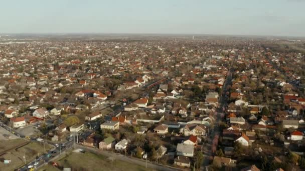 Передмістя зверху — стокове відео