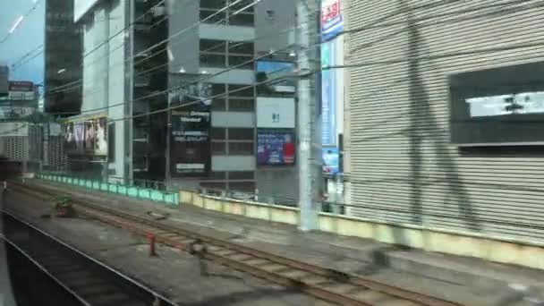 Lokale trein in Tokio — Stockvideo