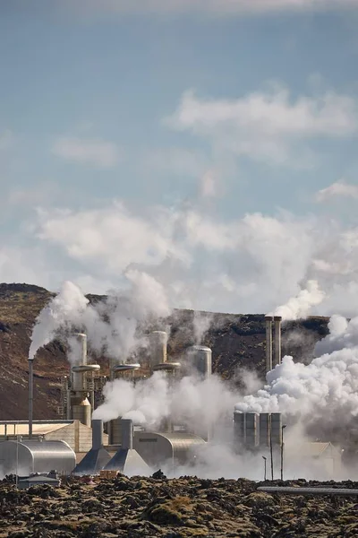 Geothermal power plant — Stock Photo, Image