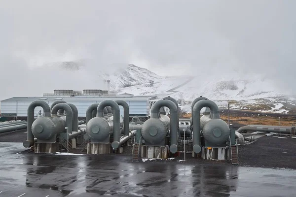 Jeotermal enerji santrali — Stok fotoğraf