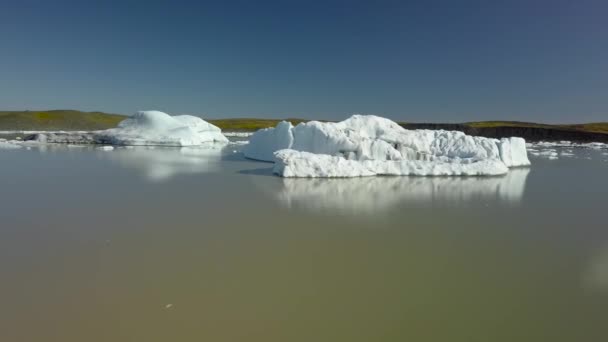 Icebergs en iceland — Video