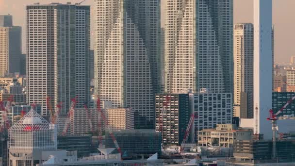 Vista del centro di Tokyo — Video Stock