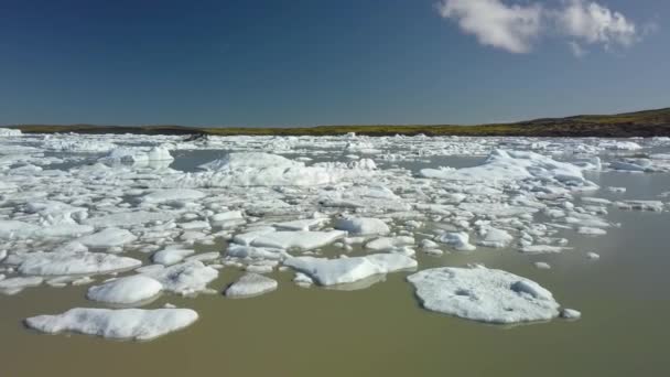 Icebergs en iceland — Video