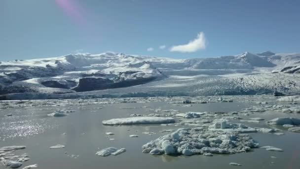 İzlanda'daki buzul — Stok video