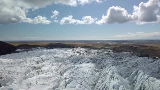 Glaciären på Island — Stockvideo