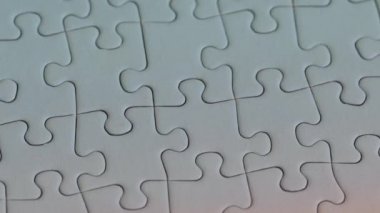 puzzle parçaları birlikte montaj