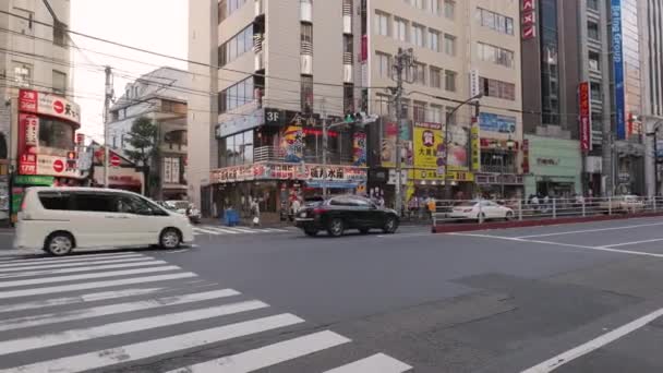 Rua em tokyo, japão — Vídeo de Stock