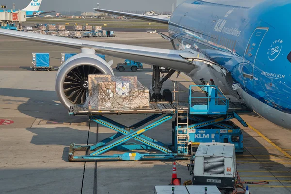 航空機地上荷役 — ストック写真