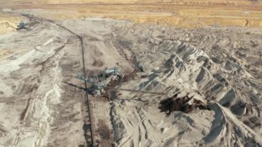 Kömür Madeni Kazı Drone Görüntüleri