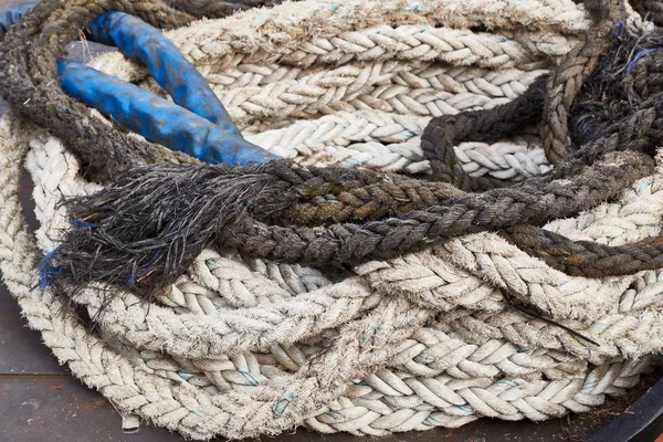 Rope in a pile — Stock Photo, Image