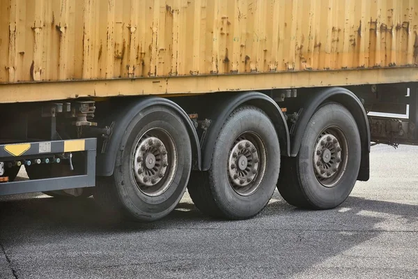 Détail de camion de fret — Photo