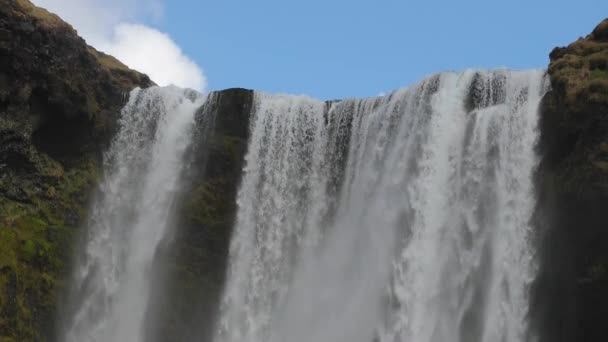 Cascata in Islanda — Video Stock