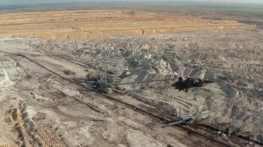 Kömür Madeni Kazı Drone Görüntüleri