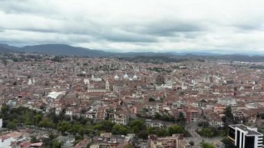 Cuenca, Ekvador, İHA 'dan hava görüntüsü