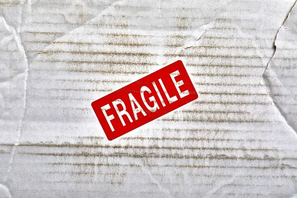 Penutup cap Fragile — Stok Foto