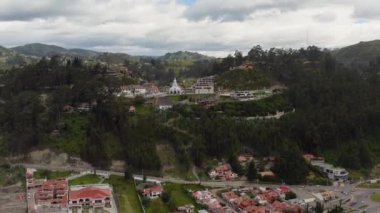 Cuenca, Ekvador, İHA 'dan hava görüntüsü