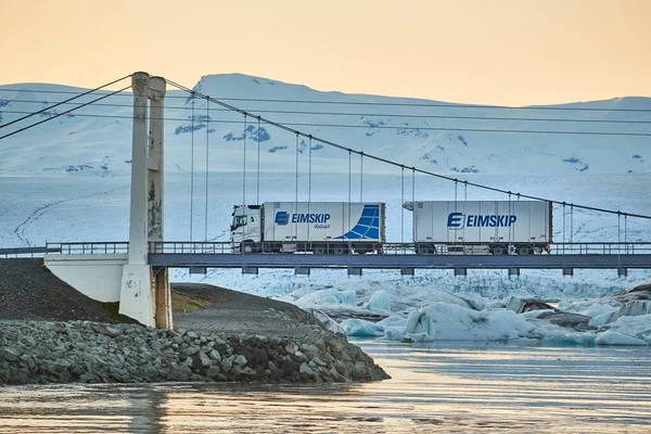 Camion cargo islandais — Photo