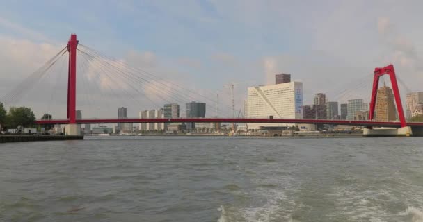 Rotterdam passeio de barco — Vídeo de Stock
