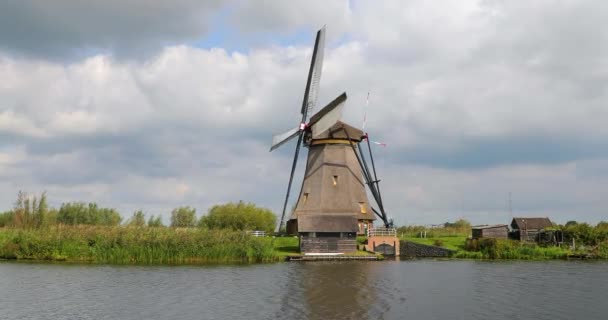 Windmühle in den Niederlanden — Stockvideo