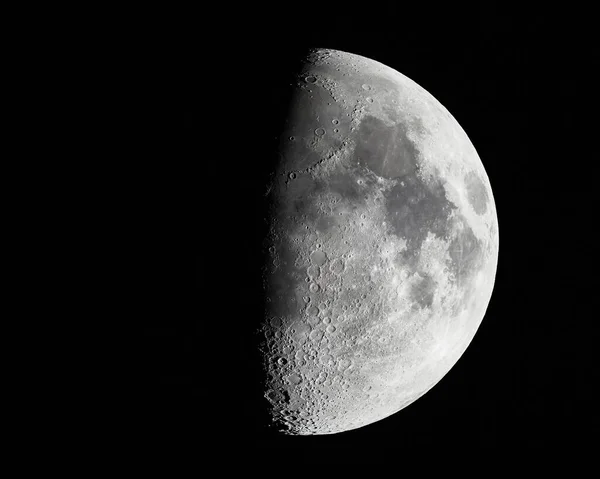 Moon detailed photo with craters