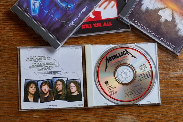 Metallica Master of Puppets CD — Foto de Stock
