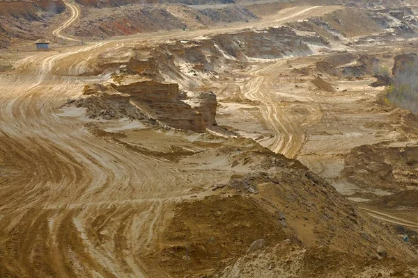 Excavación de minas de carbón — Foto de Stock