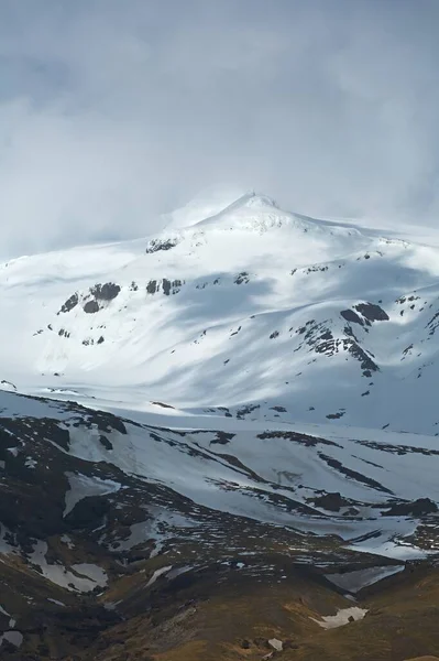 Vulcão Ice Cap Eyjafjallajokull na Islândia — Fotografia de Stock