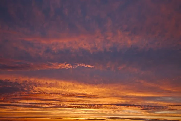 Céu por do sol nuvens — Fotografia de Stock