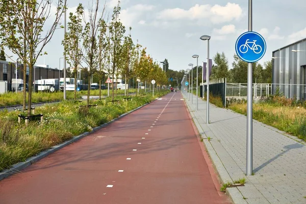 Bisiklet yolu işaretleri — Stok fotoğraf