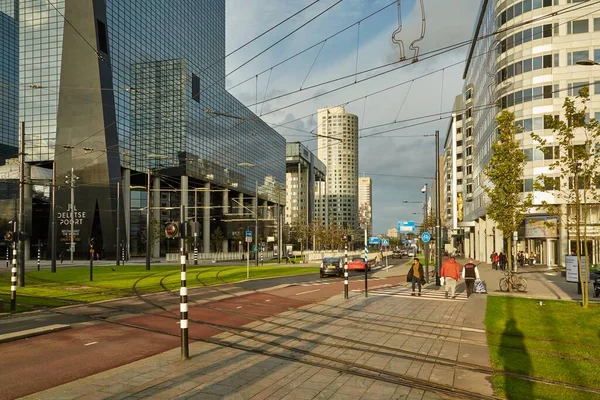 Rotterdam centrum uitzicht — Stockfoto