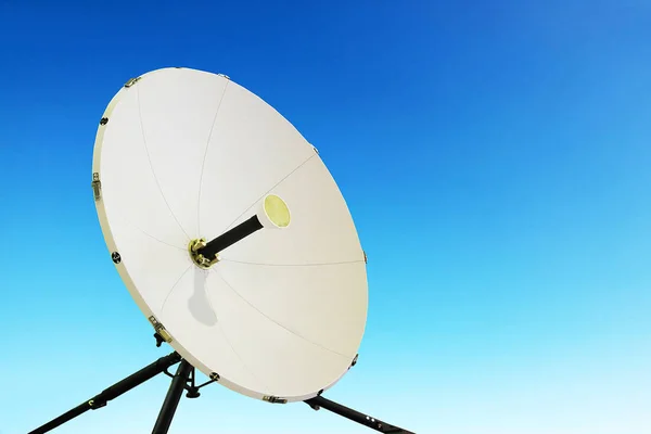 Details Satellite Communication Antenna Sky Background — Stock Photo, Image