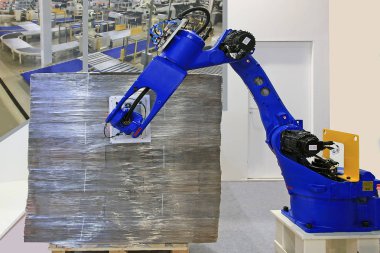 fabrikada endüstriyel robot
