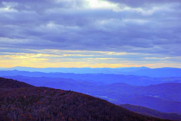 Sunset Mountains Reddish Knob West Virginia — Stock Photo, Image