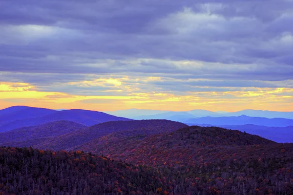 Sunset Mountains Reddish Knob West Virginia — Stock Photo, Image