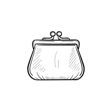 Çanta el çizilmiş anahat simgesini doodle.