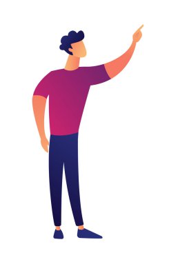 Bir şey vektör çizim işaret Yöneticisi.