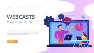 Web yayınları ve modern eğitim açılış sayfası.