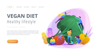 Vegan beslenme ve sağlıklı yaşam açılış sayfası.