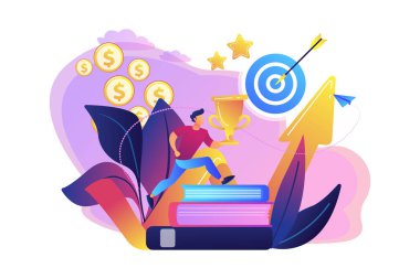 Motivasyon kavramı vektör çizim.