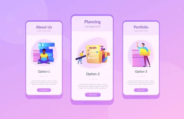 Görev yönetimi bu app arabirimi şablonu