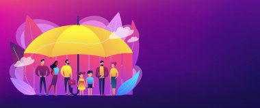 Sosyal sigorta kavramı banner başlığı.