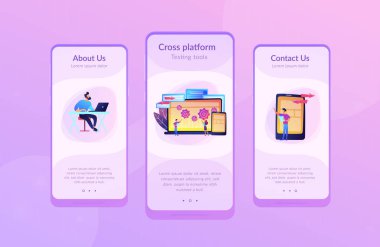Çapraz platform hata app arayüzü şablonunu kurucu.