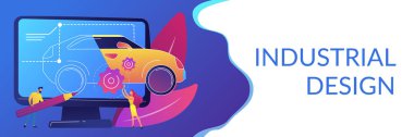 Endüstriyel tasarım kavramı banner başlığı.