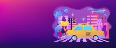 Akıllı Ulaşım sistemi kavramı banner başlığı.