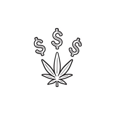 Esrar iş el çizilmiş anahat doodle simgesi.