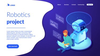 Robot yazılım isometric3d açılış sayfası.
